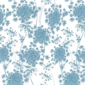 Queen Anne's Lace in Blue and White
