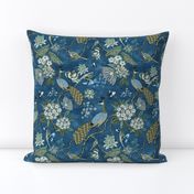 Chinoiserie Regency Green and Blue - medium