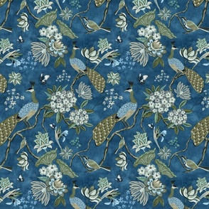 Chinoiserie Regency Green and Blue - medium