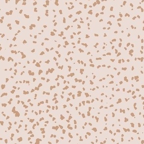 Gritty spots and speckles sweet boho style minimalist animal print texture  baby nursery print neutral blush beige 