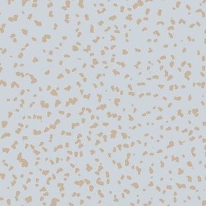 Gritty spots and speckles sweet boho style minimalist animal print texture  baby nursery print neutral beige on gray