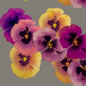 Watercolor Pansies