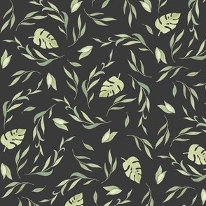 Jungle Leaves (onyx small scale) // King of the Jungle