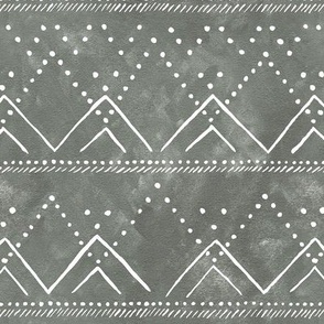 Celestial Mountain Geometric in Sage Medium