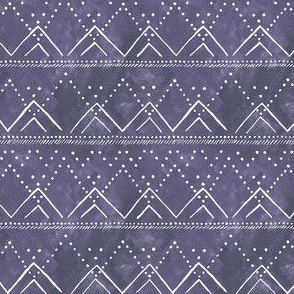 Celestial Mountain Geometric in Violet Small