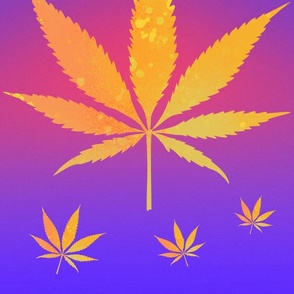 Cannabis Quilt Panel