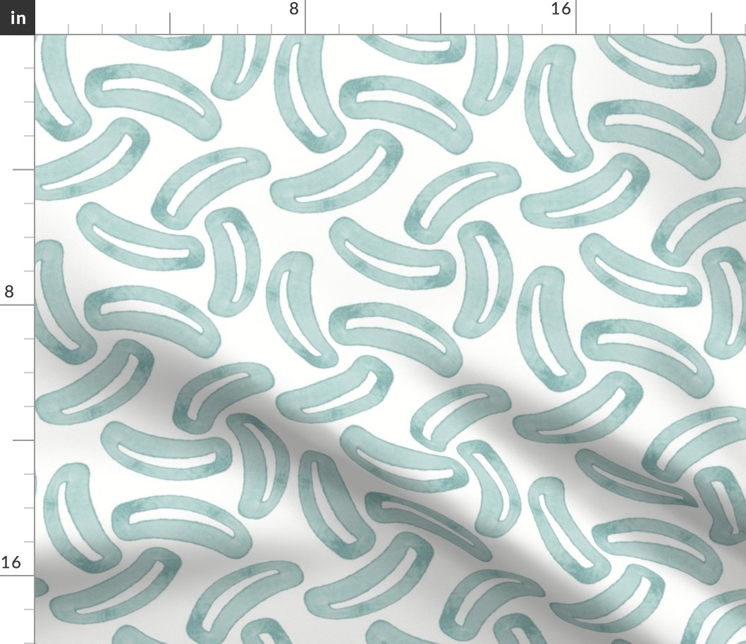 Comfy Avocado - Commas (teal)