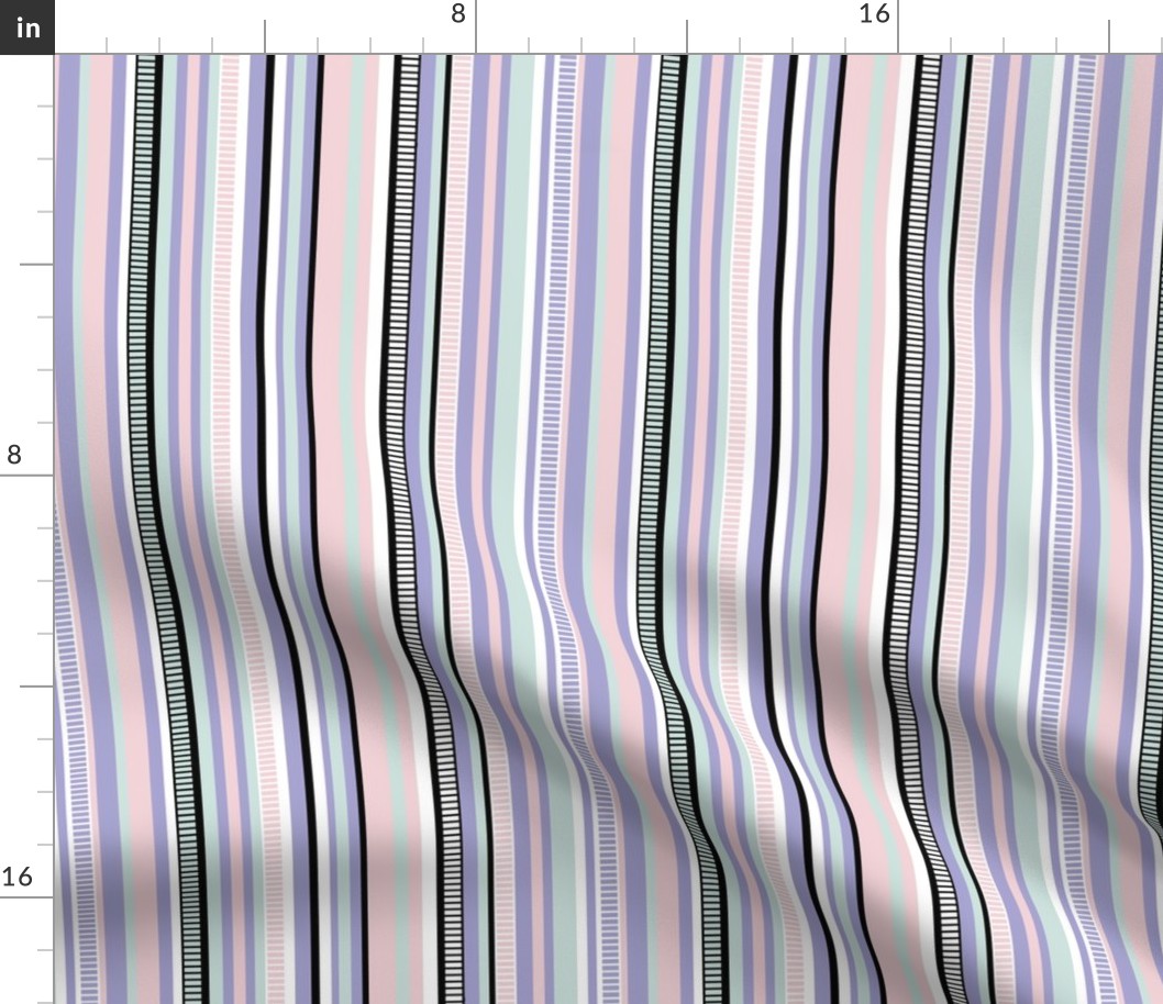 Candy Color Serape Stripe-M