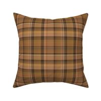 Bronze and Brown Plaid