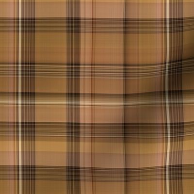 Bronze and Brown Plaid