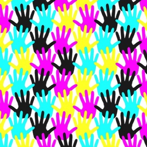 CMYK Hands