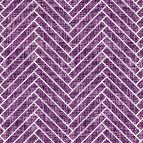 deep purple linen herringbone 590