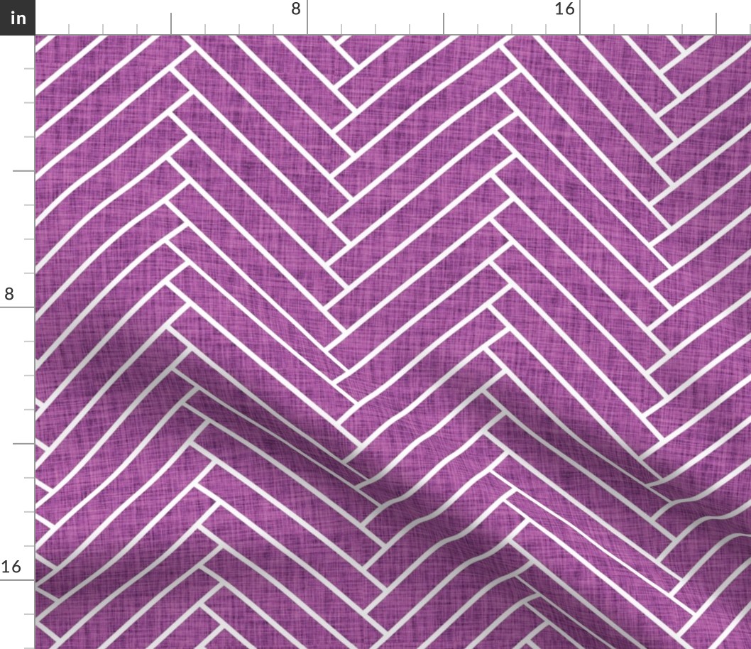 plum linen herringbone 590