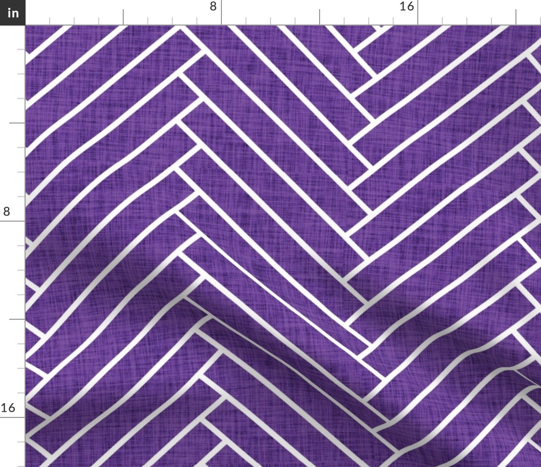 grape linen herringbone 590