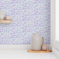 Paisley Sorbet Periwinkle Pastels