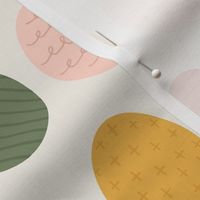 Retro Easter Eggs Earth Tones | Lg.