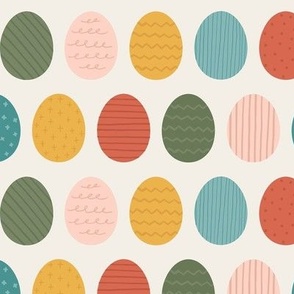 Easter Eggs - Retro Colors | Med.