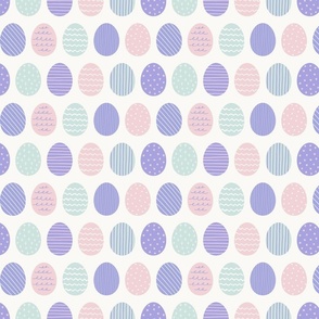 Pastel Petal Easter Eggs Med.