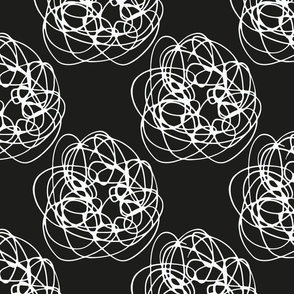 Thread Balls on  black - xl