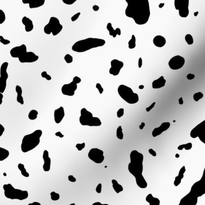  Black White Dalmatian Spots