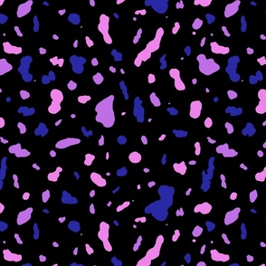 Large Purple Pink Dalmatian Spots