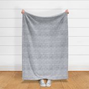 small scale rotate floral rainbow grey linen