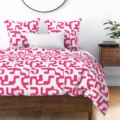 Kuba Cloth Hot Pink 