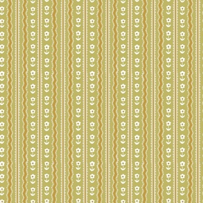 Melrose Wallpaper - Harvest Yellow