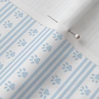 Blue Dog Paw Stripe