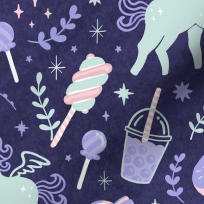 sweets, candies & magic unicorn  - big