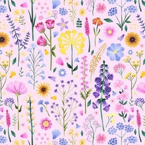 Wild Flowers Pink