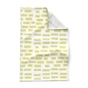 Sewing - Needle Book Labels - Cut and Sew - Craft - Yellow 