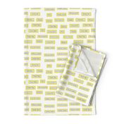 Sewing - Needle Book Labels - Cut and Sew - Craft - Yellow 