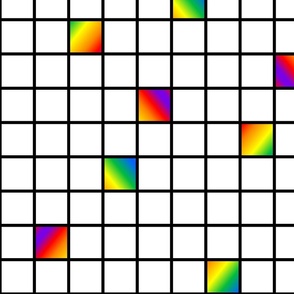 80s geometric grid  2in squares