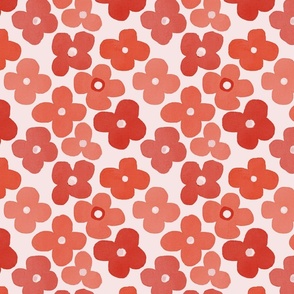 Simple Flowers - red - medium