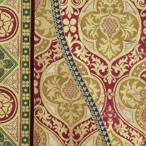 silk chasuble   1850 - 1900