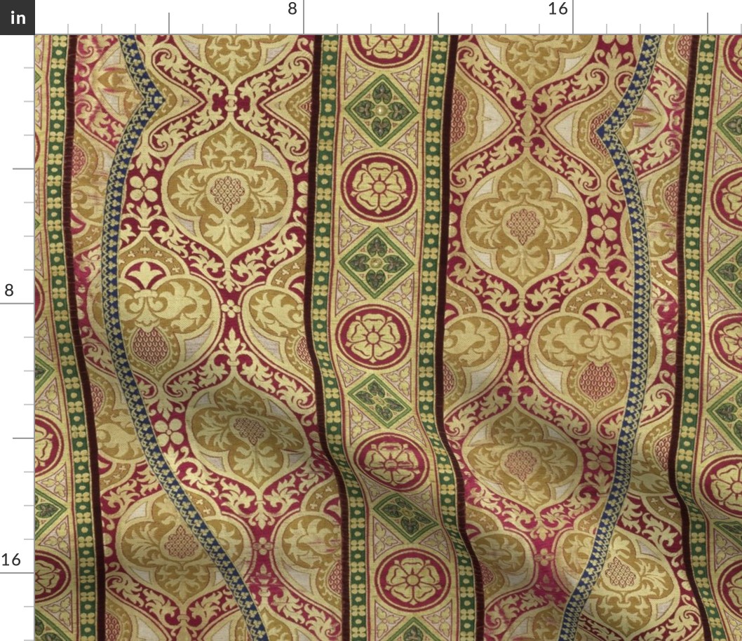silk chasuble   1850 - 1900