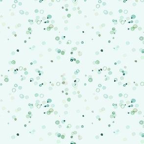 Aqua Watercolor Bubbles
