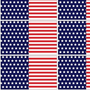Stars and Stripes 2.5inch bow template