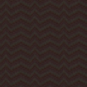 Geometric dark chocolate wave grid - Palm Springs, mid-century modern - large