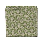 Mod Travellers Palms - Palm Springs - grass and moss green on taupe/neutral - medium