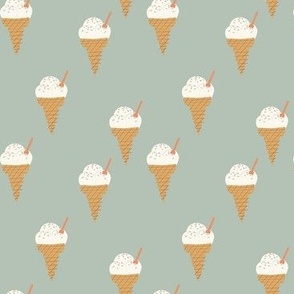 small scale ice cream cone