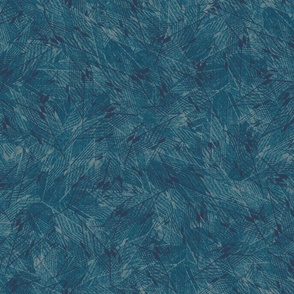 leaf-feather_Navy-Aqua-Blue