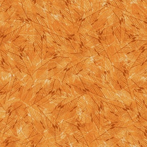 leaf-feather_texture_orange
