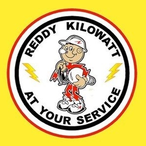 REDDY KILOWATT AT YOUR SERVICE - Can be scaled smaller....