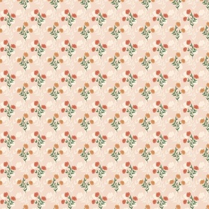 Grandma Floral Tapestry Peach