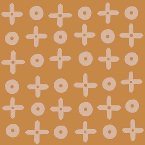 Tictactoe (ochre) 