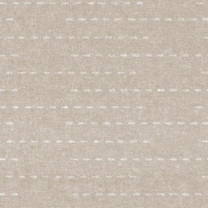 running stitch stripes - neutral - LAD22