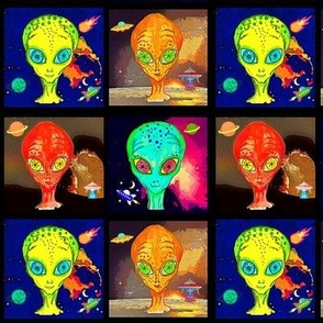 Aliens Collage