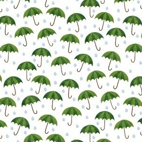 April Umbrellas Tile